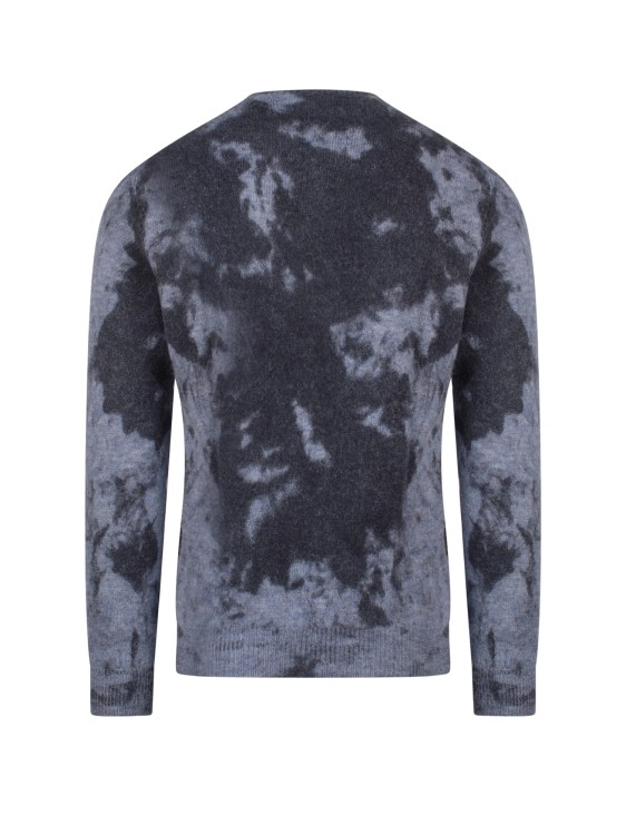 Shop Original Vintage Wool Blend Sweater With Tie-dye Effect In Black
