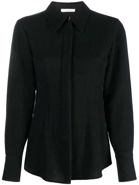 Chloé Chloe Knitted Shirt Women In Neutrals