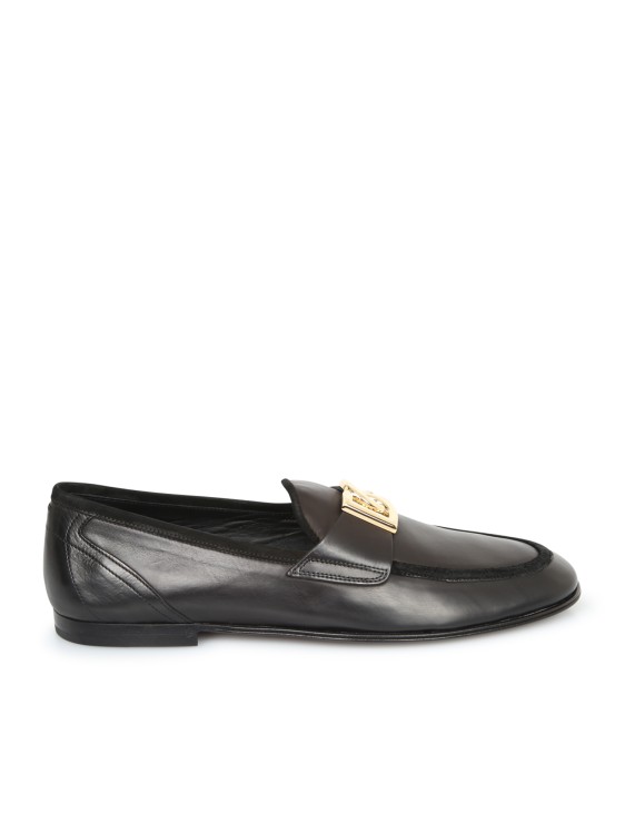 Shop Dolce & Gabbana Leather Loafer In Black