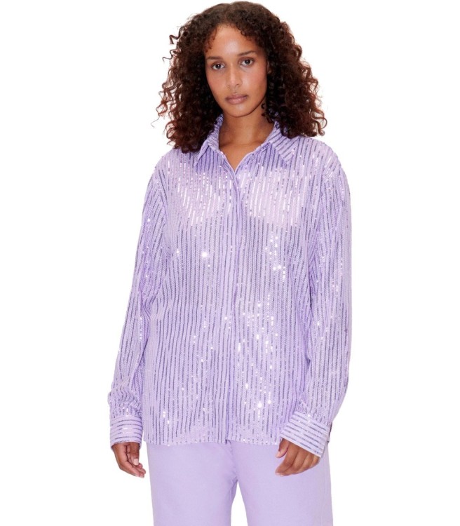 Shop Stine Goya Edel Lilac Shirt In Purple