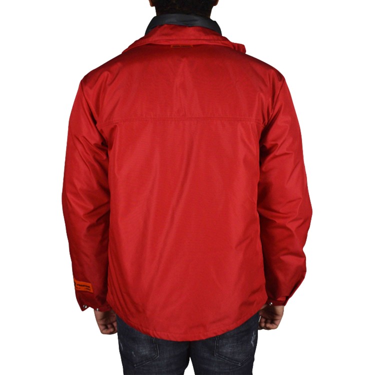 Shop Heron Preston Roma Reversible Padded Jacket In Red