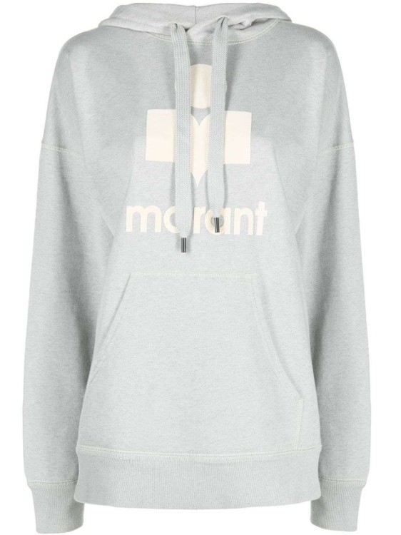 Isabel Marant Étoile Mansel Oversized Logo Sweatshirt In Grey
