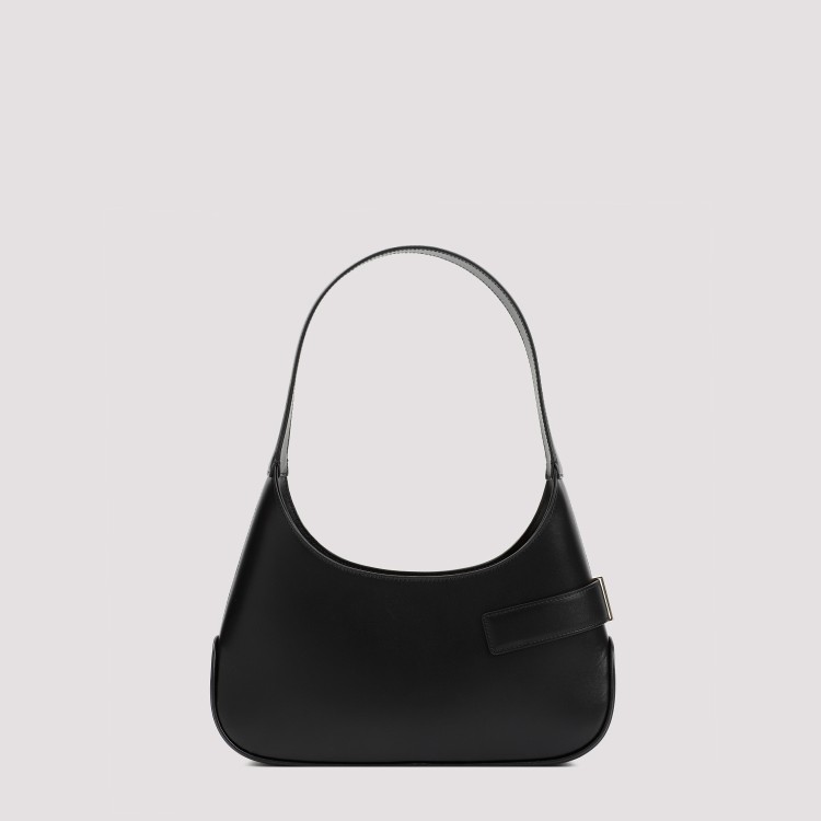 Shop Ferragamo Black Calf Leather Handbag