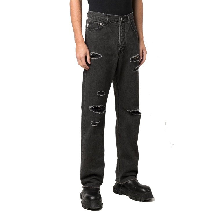 Shop Ambush Ripped Jeans In Black