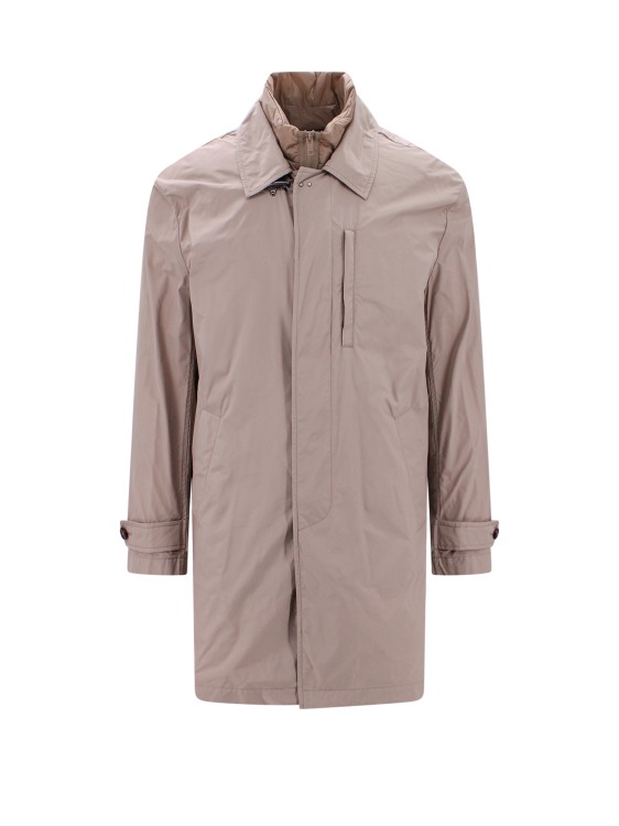 Shop Fay Nylon Jacket With Internal Padded Vest In Grey