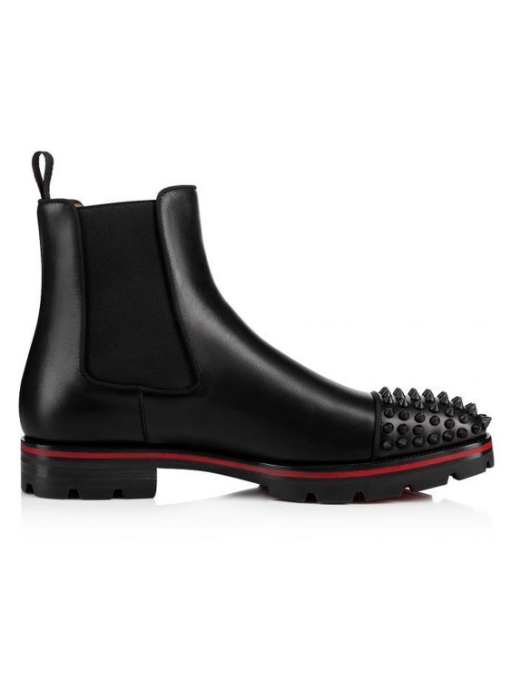 CHRISTIAN LOUBOUTIN LEATHER ANKLE BOOTS