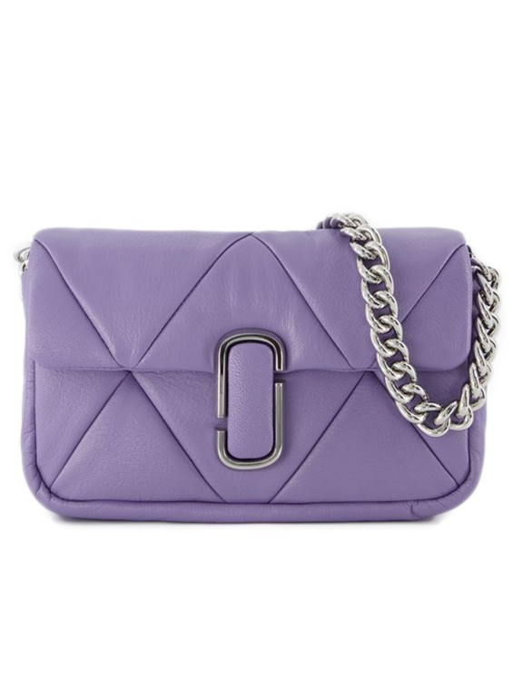 Marc Jacobs J Marc Diamond Bag In Purple