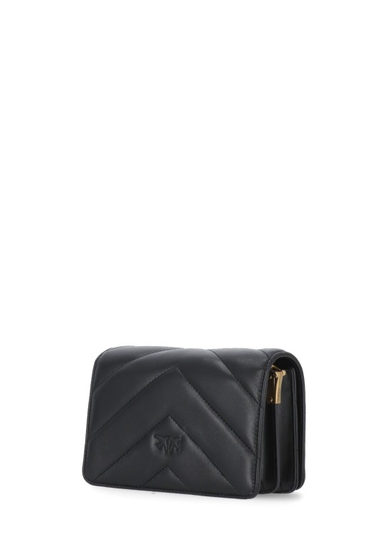 Shop Pinko Love Click Mini Bag In Black