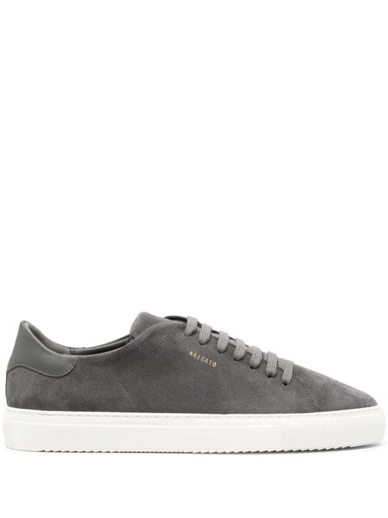 Axel Arigato Clean 90 Leather Sneakers In Gray