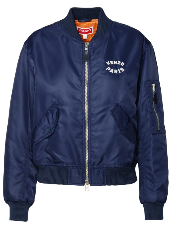 Shop Kenzo Bomber Lucky Tiger In Blue