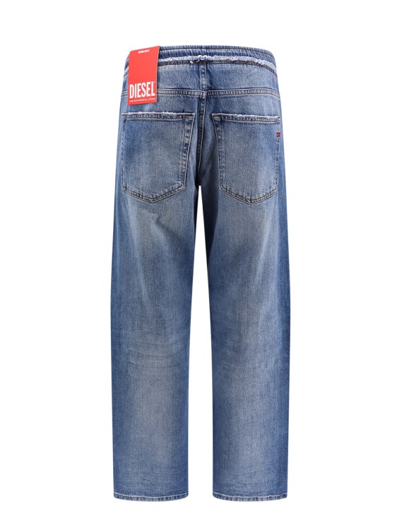 Shop Diesel Cotton Jeans With Frayed Profiles In Blue