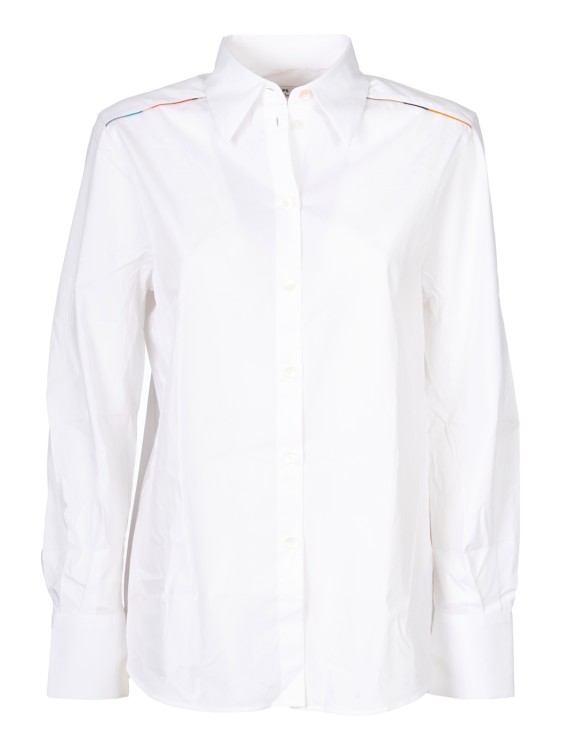 Paul Smith White Shirt With Multicolor Details