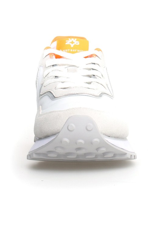 Shop W6yz Technical Fabric Sneakers In White