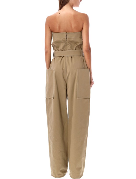 Shop Saint Laurent Newness Jumpsuit In Brown