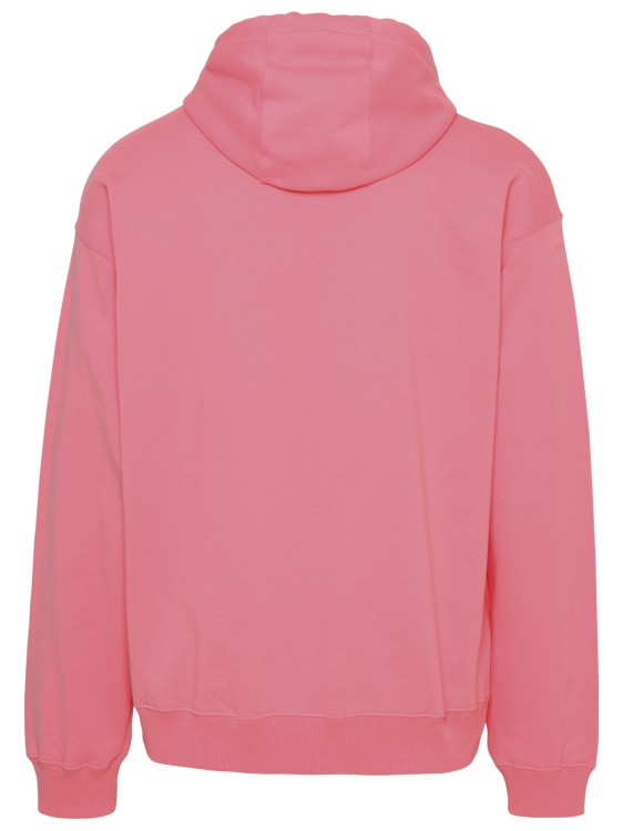 Shop Versace Pink Cotton Sweatshirt