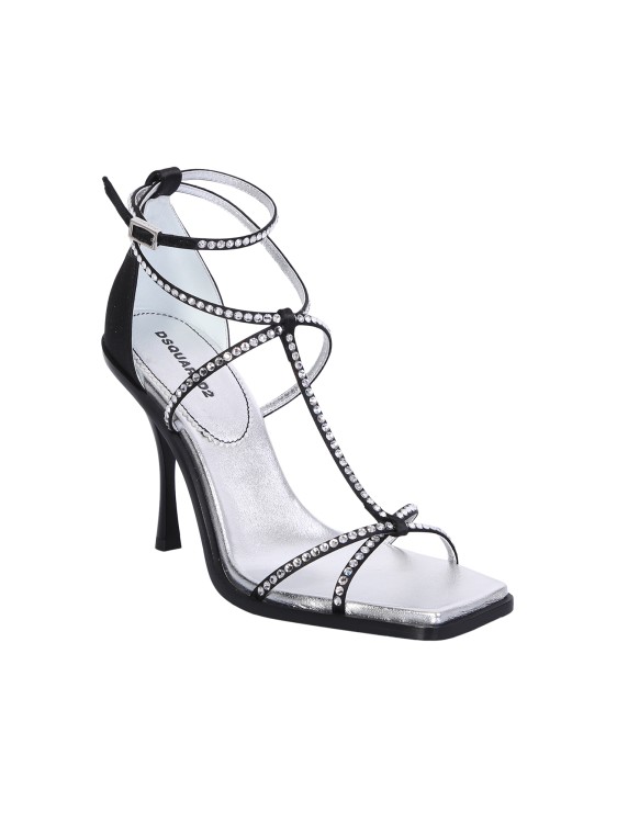 Shop Dsquared2 Holiday Party Black Sandals