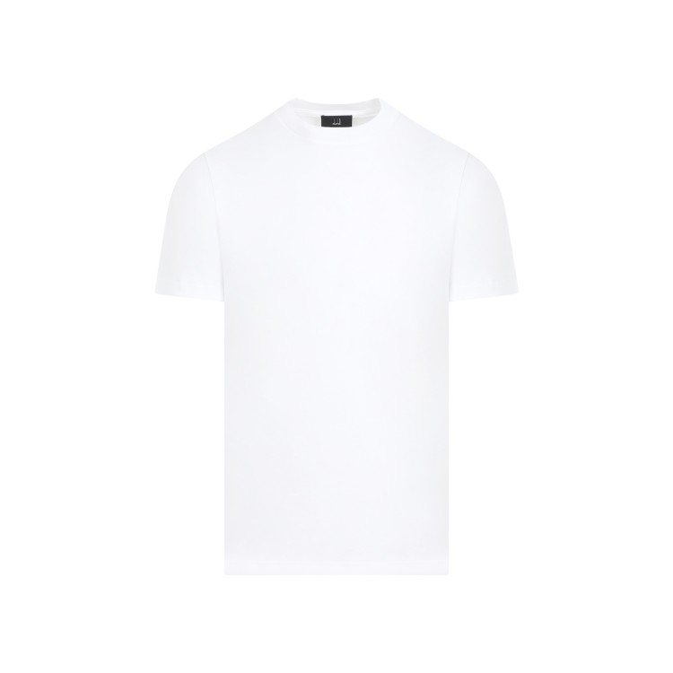 Shop Dunhill Ad Insignia White Cotton T-shirt