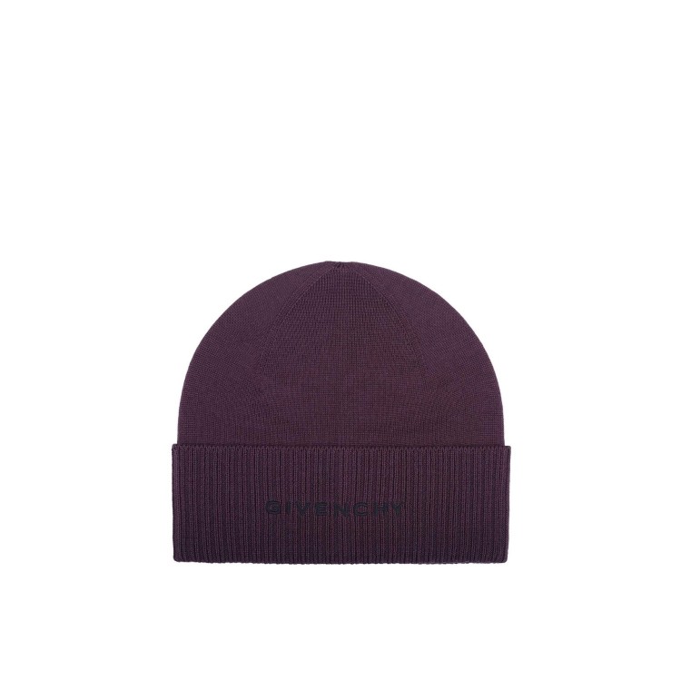Givenchy Wool Logo Hat In Black