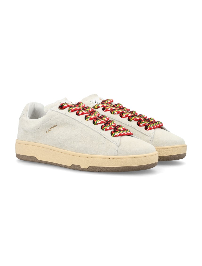 Shop Lanvin Lite Curb Low Top Sneakers In White