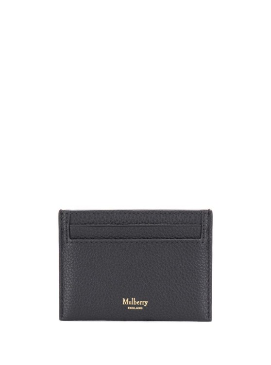 Shop Mulberry Continental Grey Leather Card Holder