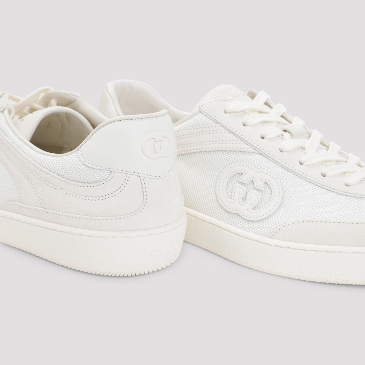 Gucci Interlocking G Low-top Sneakers In White