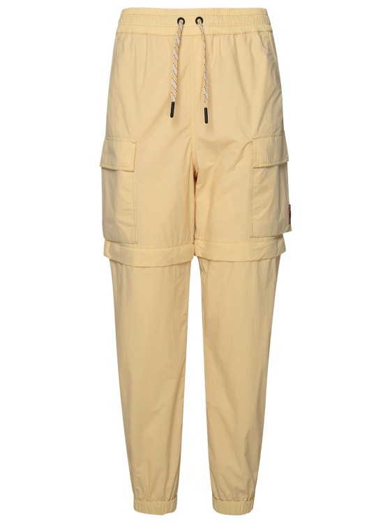 Moncler Grenoble Pocket Detailed Cargo Trousers In Brown