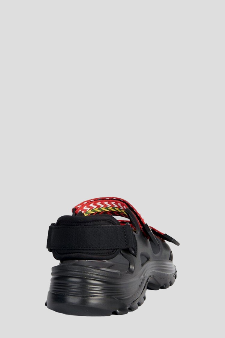 Suicoke X Lanvin Man Sandals Black Size 9 Eva (ethylene - Vinyl - Acetate) In Black