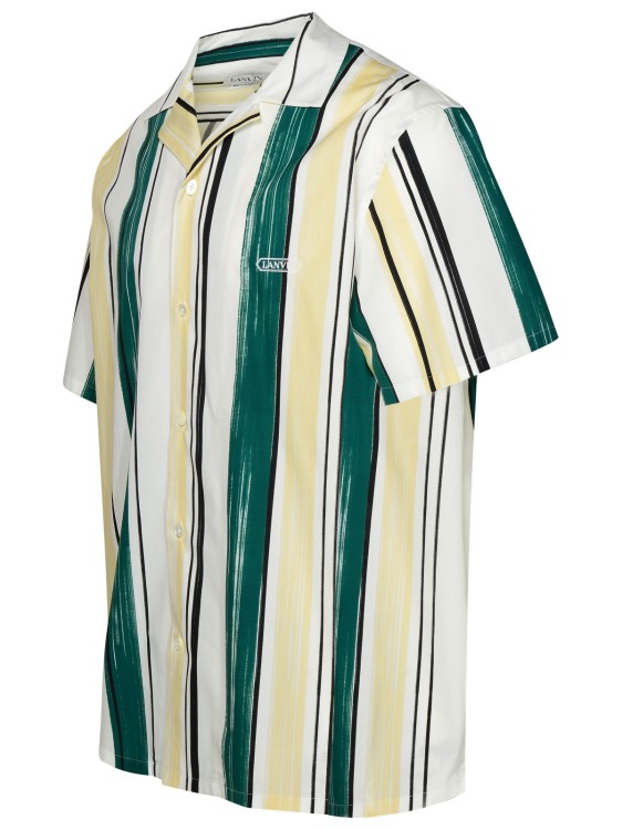 Shop Lanvin Multicolored Cotton Shirt