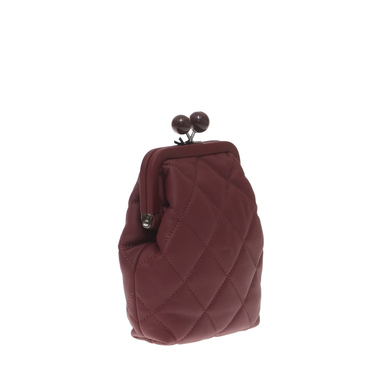 Shop Weekend Max Mara Pasticcino Bag In Bordeaux Leather In Burgundy
