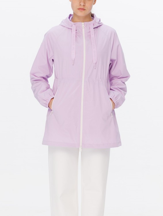 Shop Duvetica Marne M Mid-length Hooded Jacket In Purple