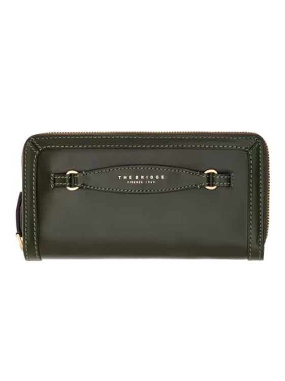 The Bridge Leather Wallet In Green
