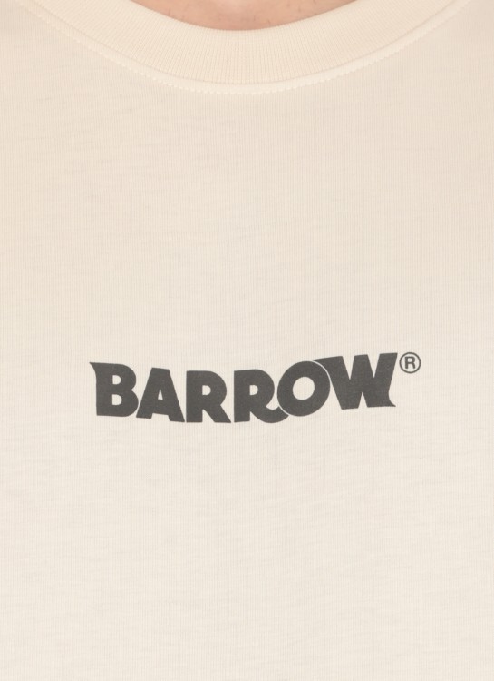 Shop Barrow T-shirt With Logo In Neutrals