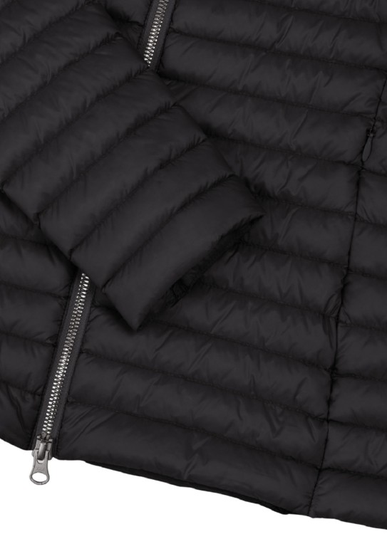 Shop Colmar Originals Black Jacket In Ultralight Recycled Fabric Jacket