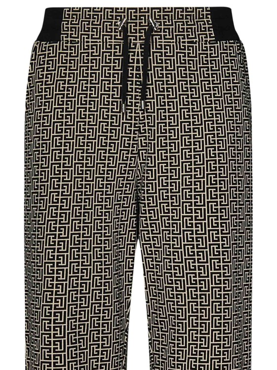 Shop Balmain Casual Trousers In Grey