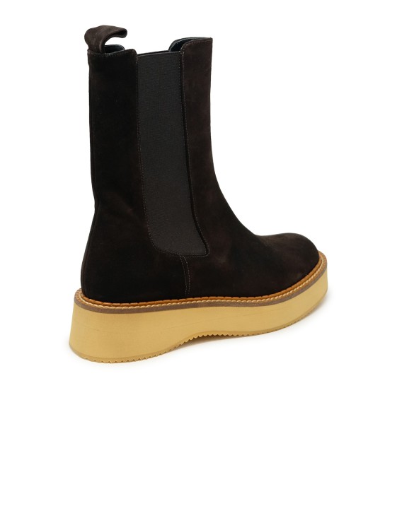 Paloma Barceló Brown Suede Klark Crosta Boots In Black