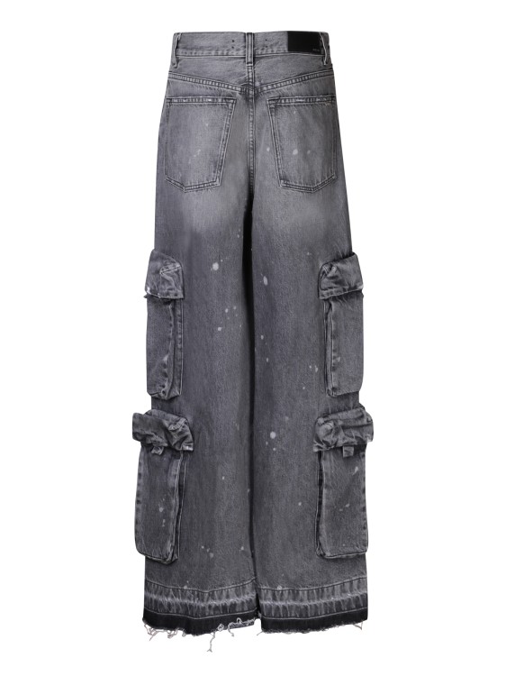 Amiri Grey Denim Jeans In Grey