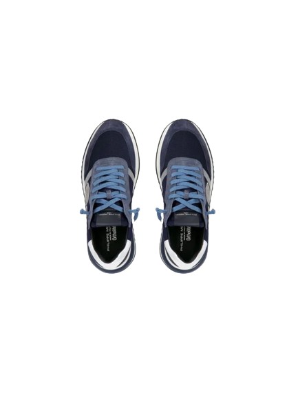 Shop Philippe Model Blue Running Sneakers