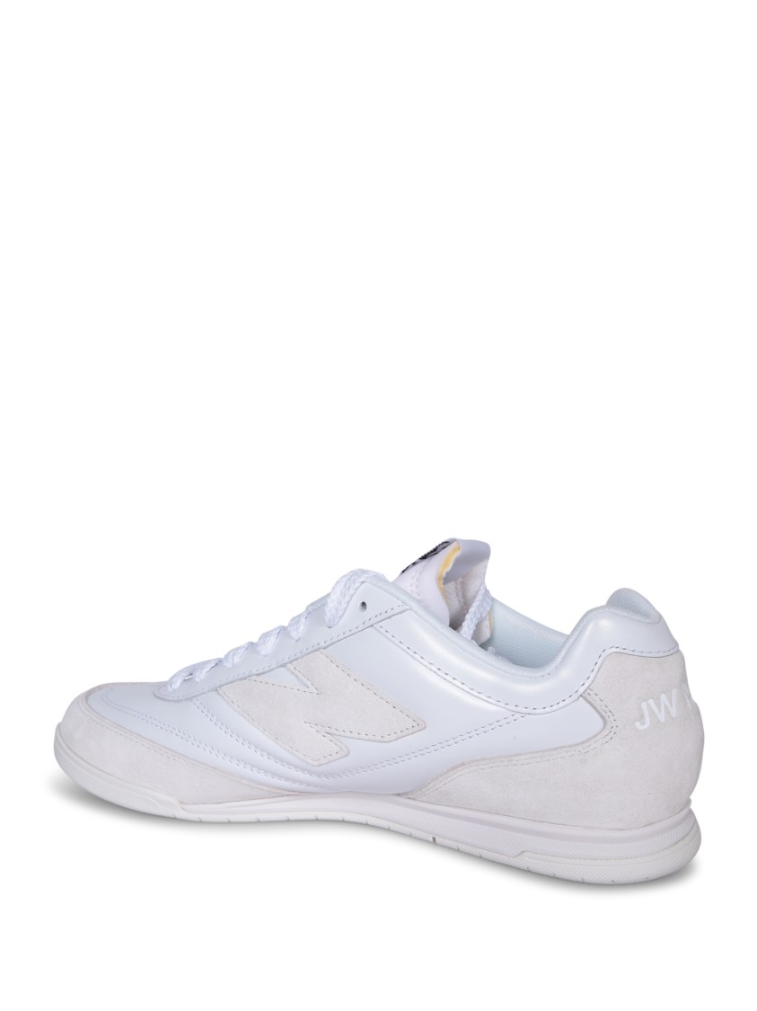 Shop Junya Watanabe White Lace-up Sneakers