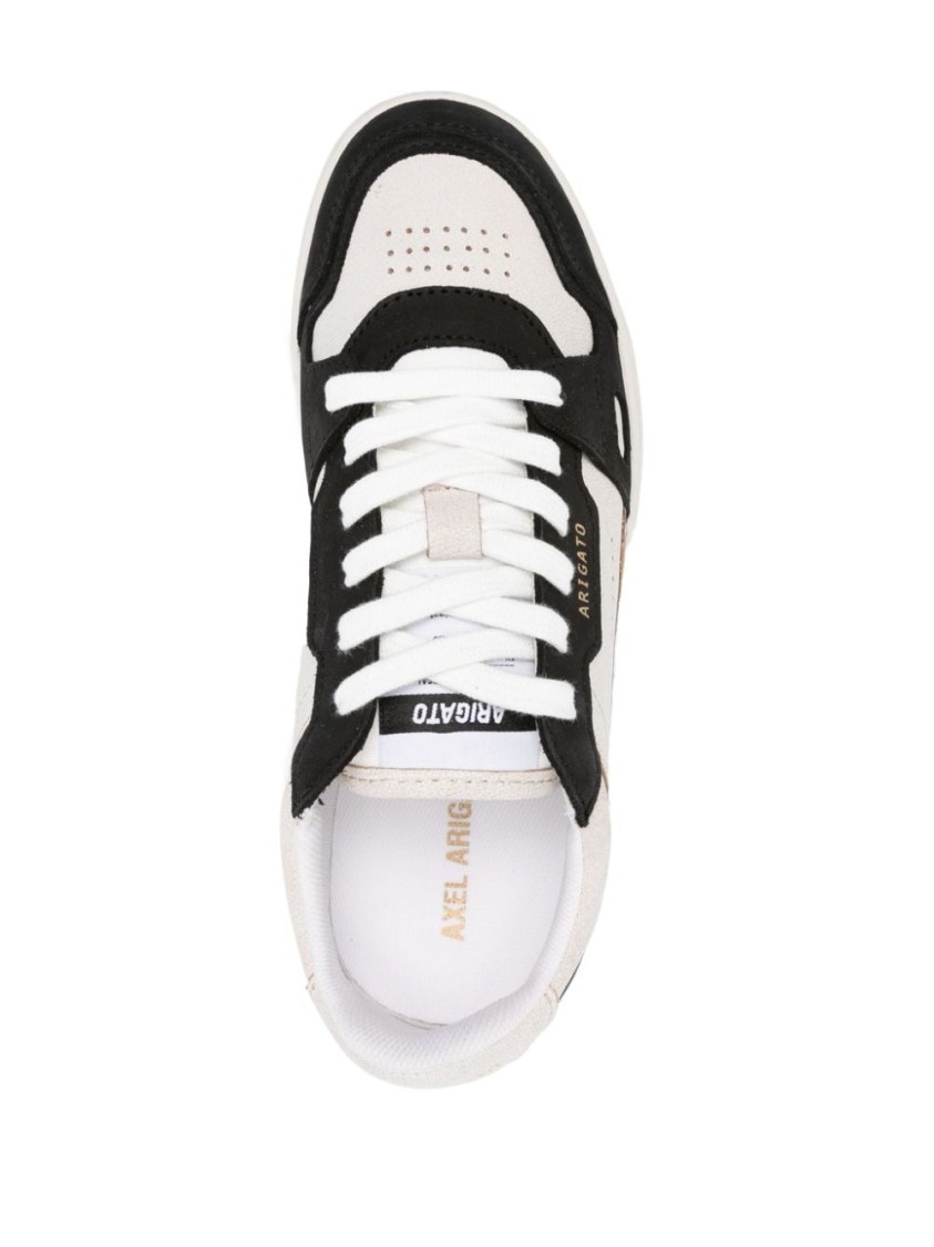 Shop Axel Arigato Chic Eco-friendly Sneakers With Luxurious Leather And Suede Blend In Neutrals