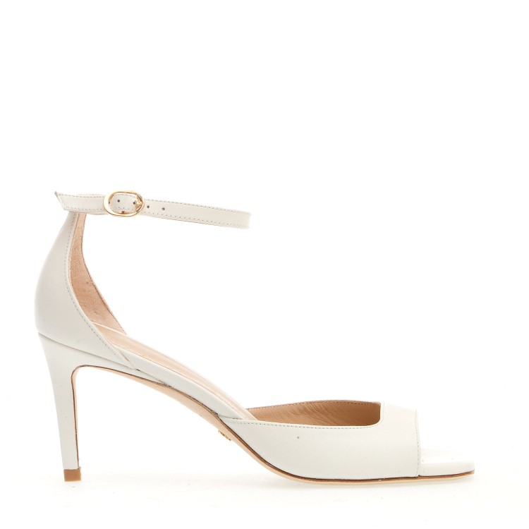 Stuart Weitzman Sandalo Palle Panna Cinturino In Neutrals