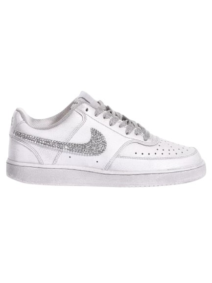 Nike Court Vision Silver In White