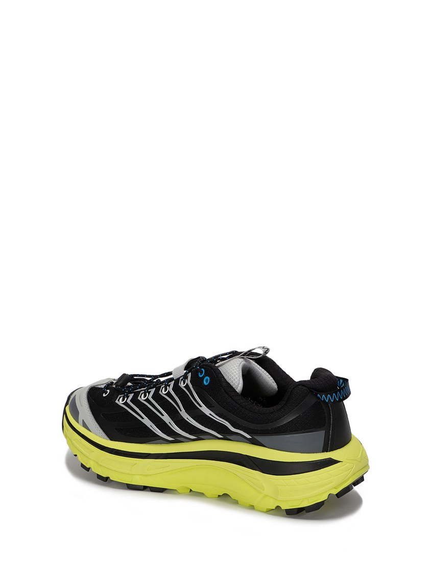 Shop Hoka Fabric Sneakers With Toggle Closure In Black