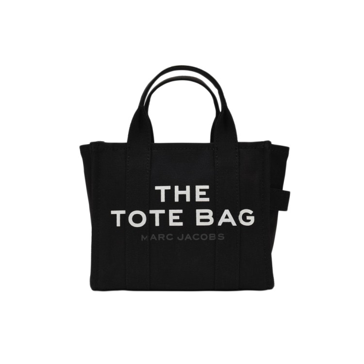 Shop Marc Jacobs The Mini Tote Bag- Black - Cotton