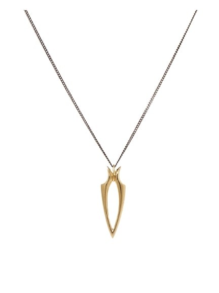 Hannah Martin Stretched Spur Yellow Gold Pendant