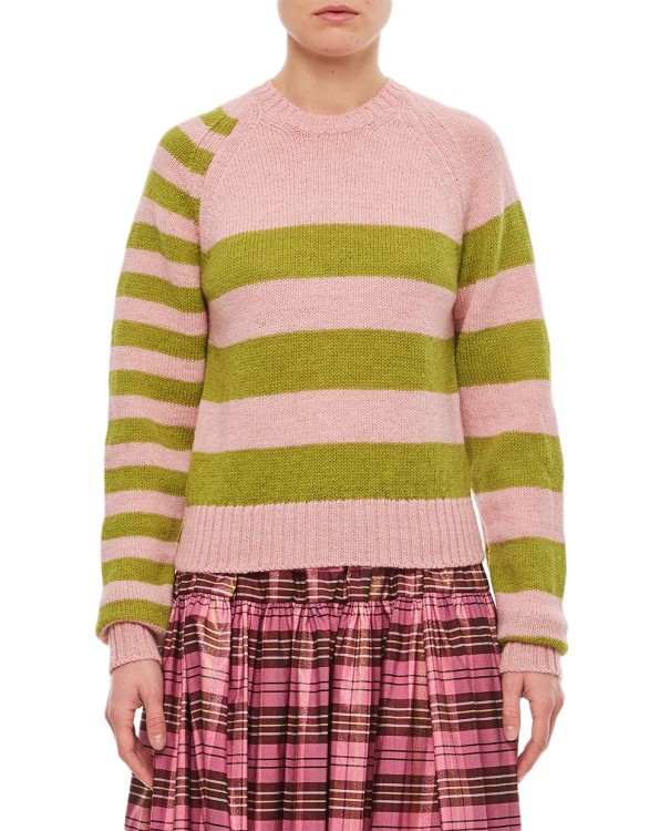 Shop Molly Goddard Ines Wool Sweater In Multicolor
