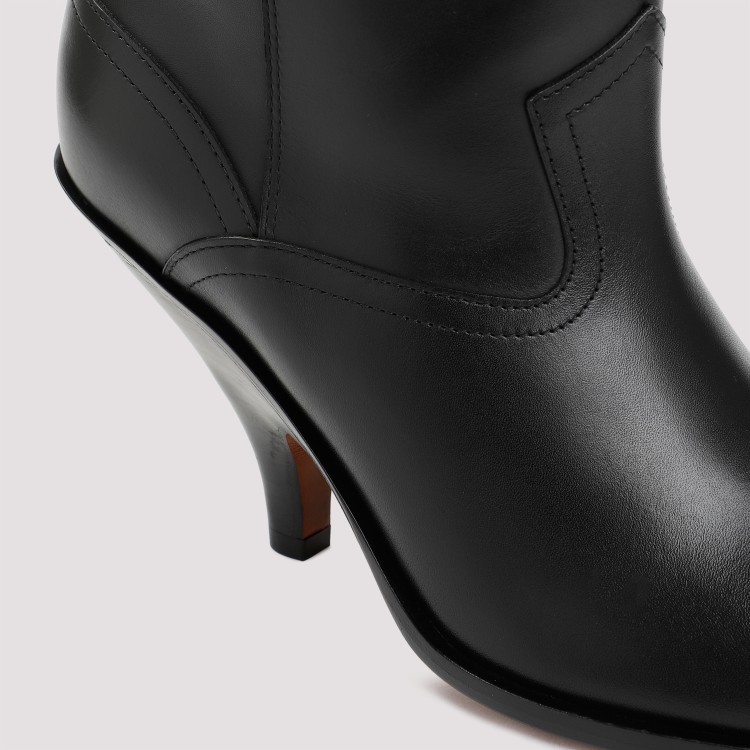 Shop Bally Black Lavyn Leather Boots