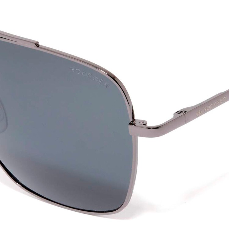 Shop Roderer Harry Aviator Polarized Sunglasses - Gunmetal / Black In Grey