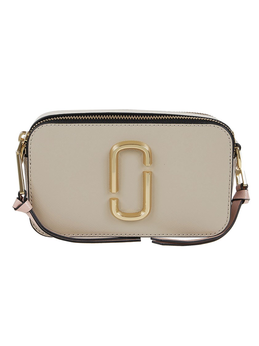 Marc Jacobs Zippered Shoulder Bag In Neutrals