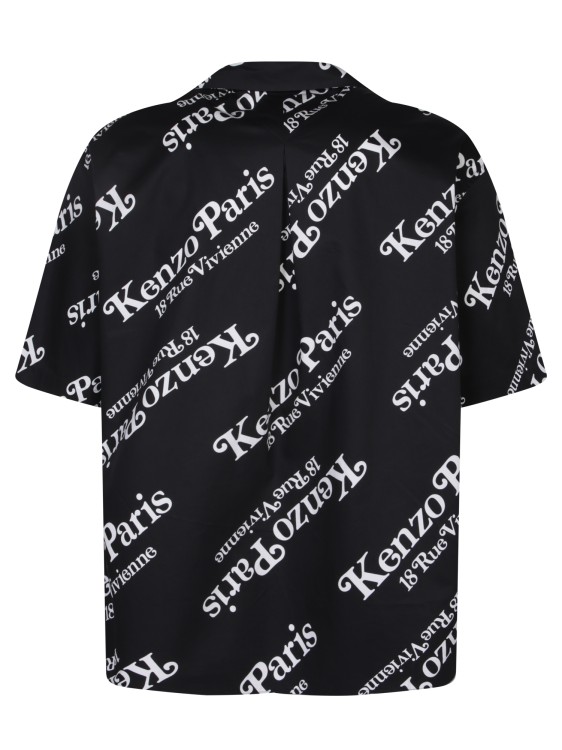 Shop Kenzo Cotton Shirt In Black
