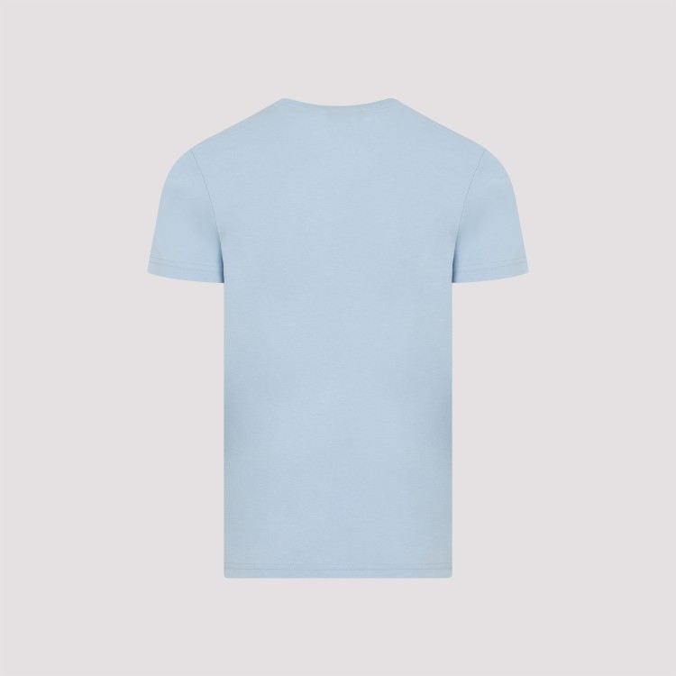 Shop Egonlab Goat Light Blue Cotton T-shirt